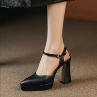 Teresa May Block Heels