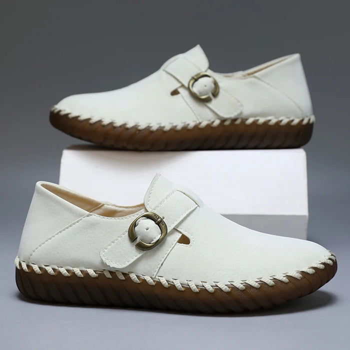 Hannah Leather Flats