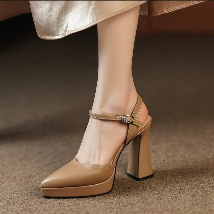 Teresa May Block Heels