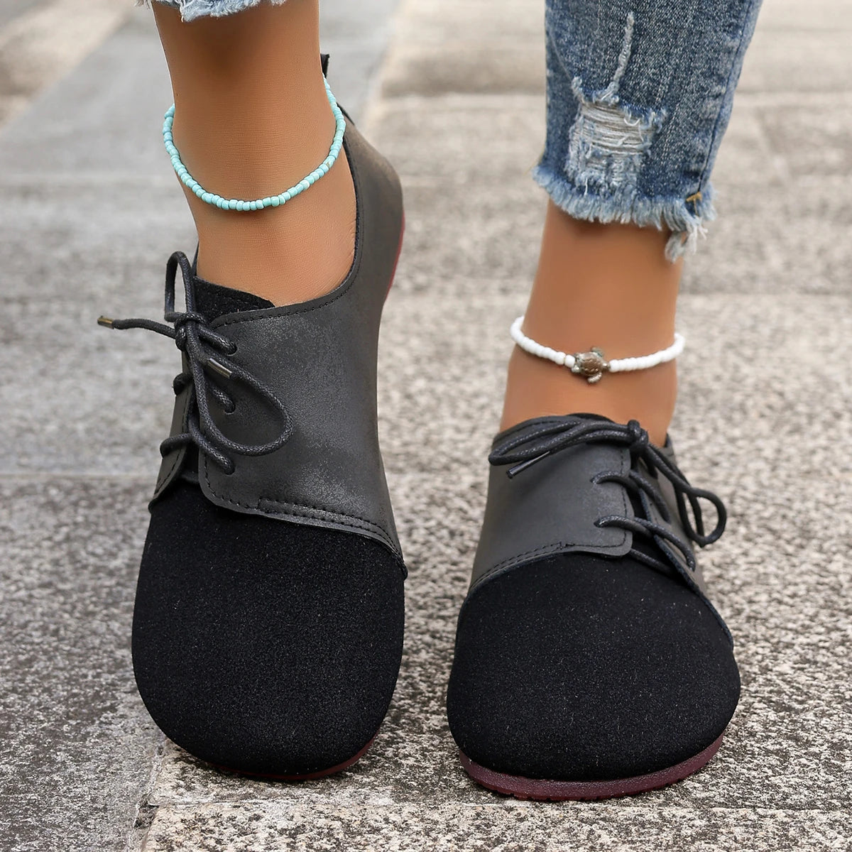 Kayla Leather Flats