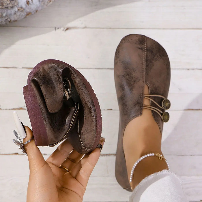 Loren Leather Slip-Ons