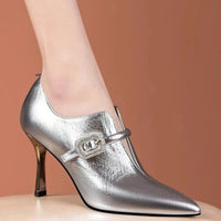 Trina Tish Leather Stilettos