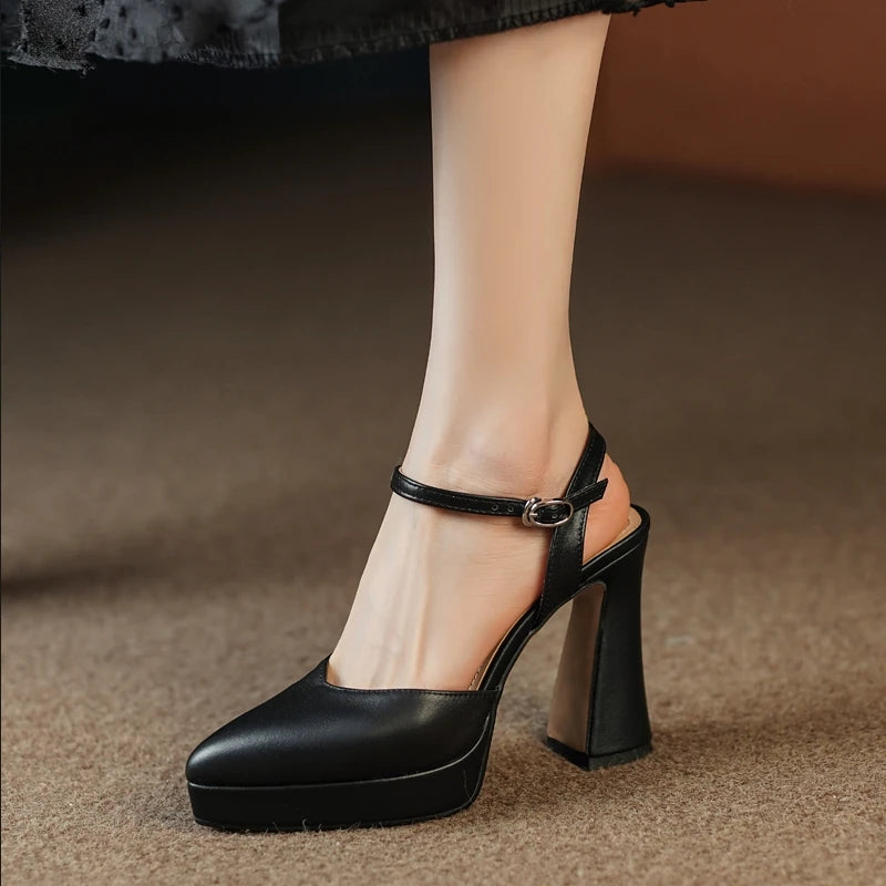 Teresa May Block Heels