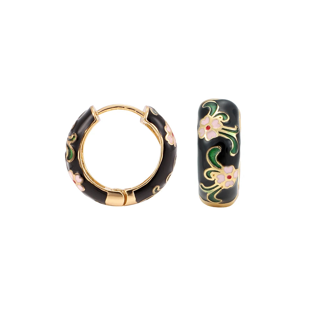 Camellia Flower Earrings