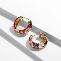 Camellia Flower Earrings