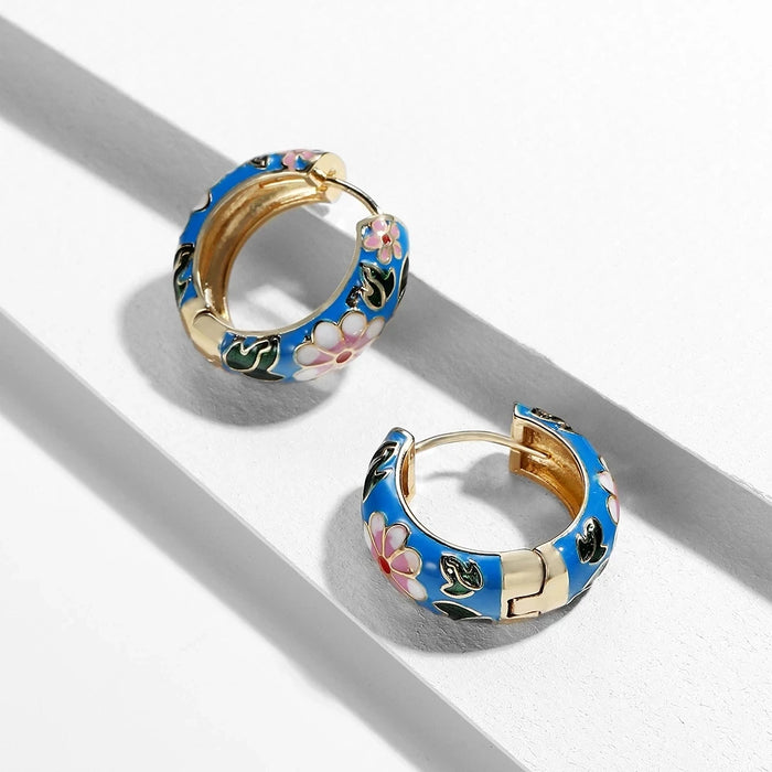 Camellia Flower Earrings