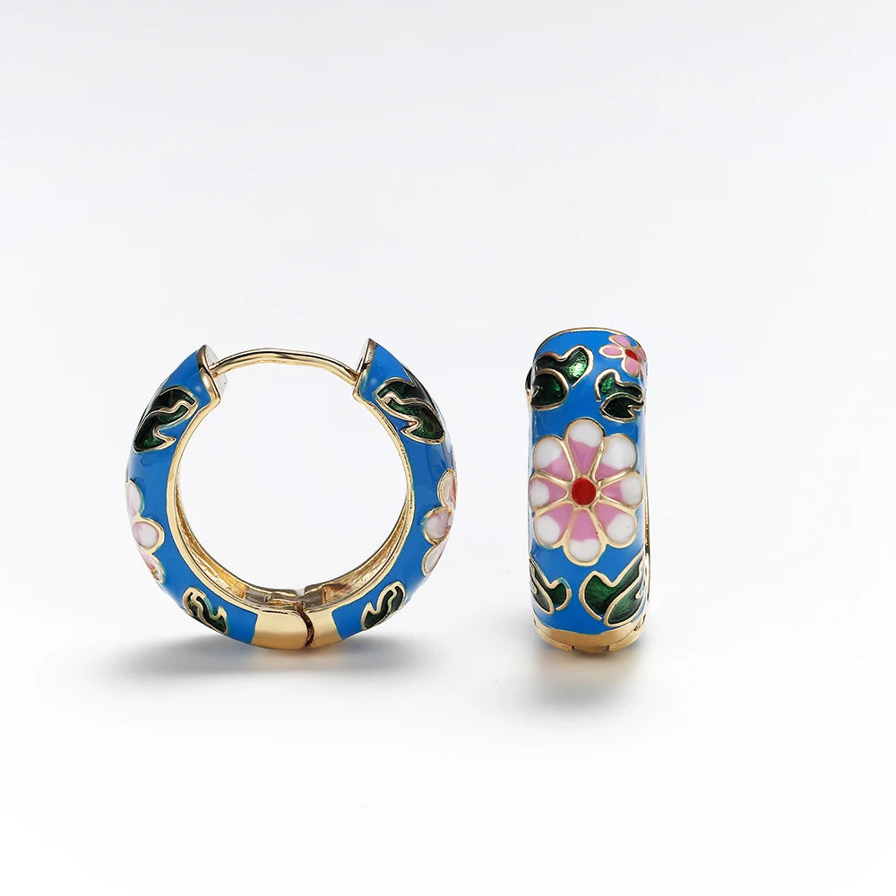 Camellia Flower Earrings