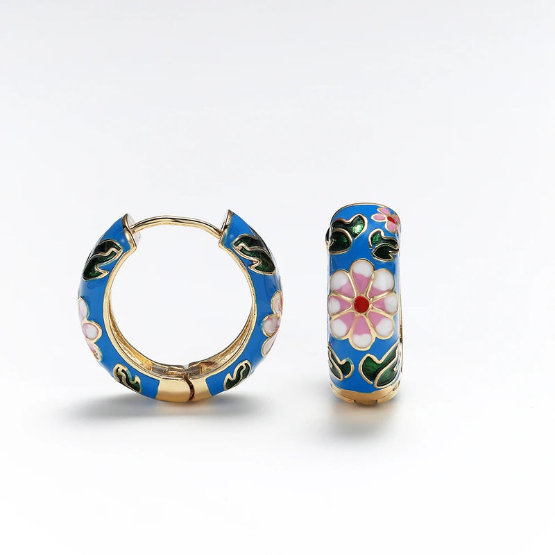 Camellia Flower Earrings