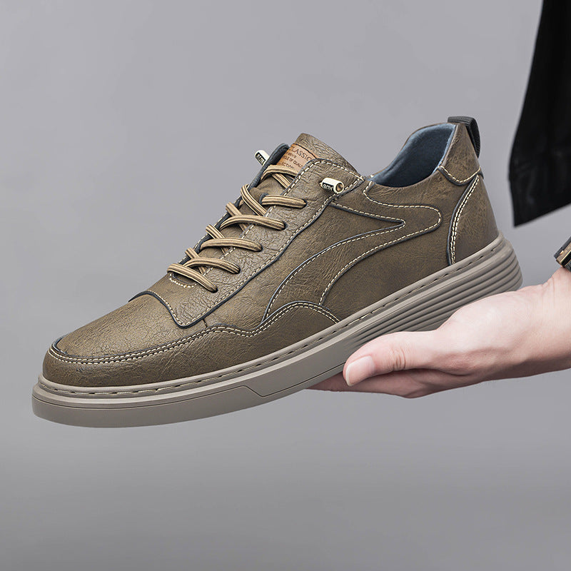 Dominic Leather Low-Tops