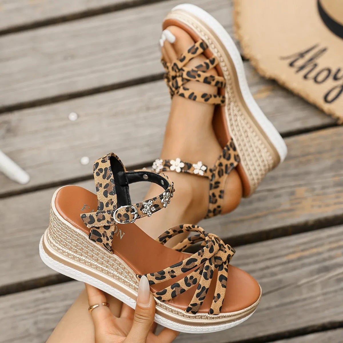 Keira Blooms Wedges