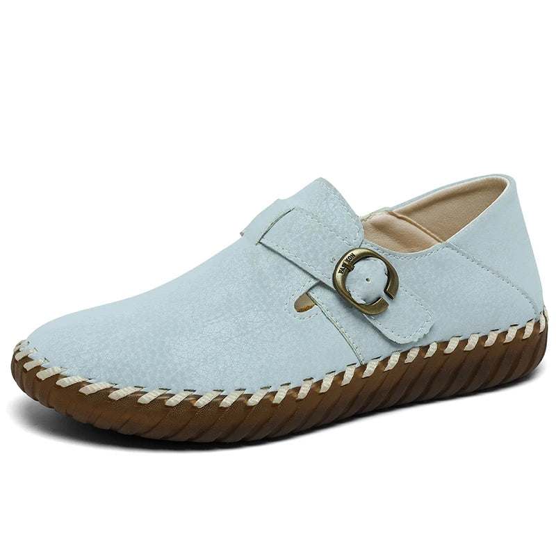 Hannah Leather Flats