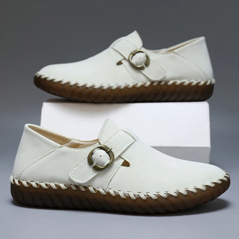 Hannah Leather Flats