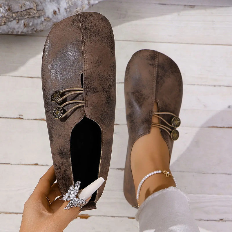 Loren Leather Slip-Ons