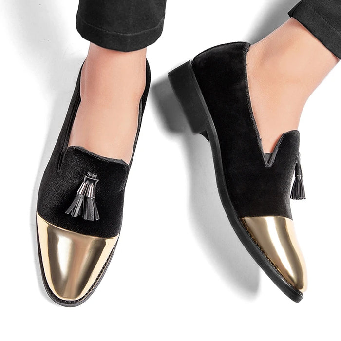 Tucker Ash Velvet Loafers