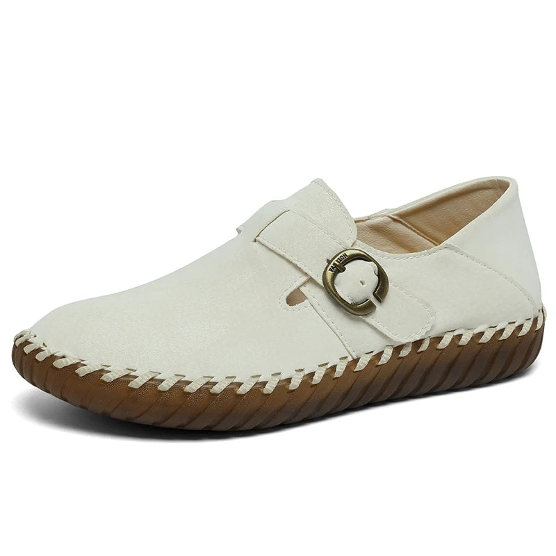 Hannah Leather Flats