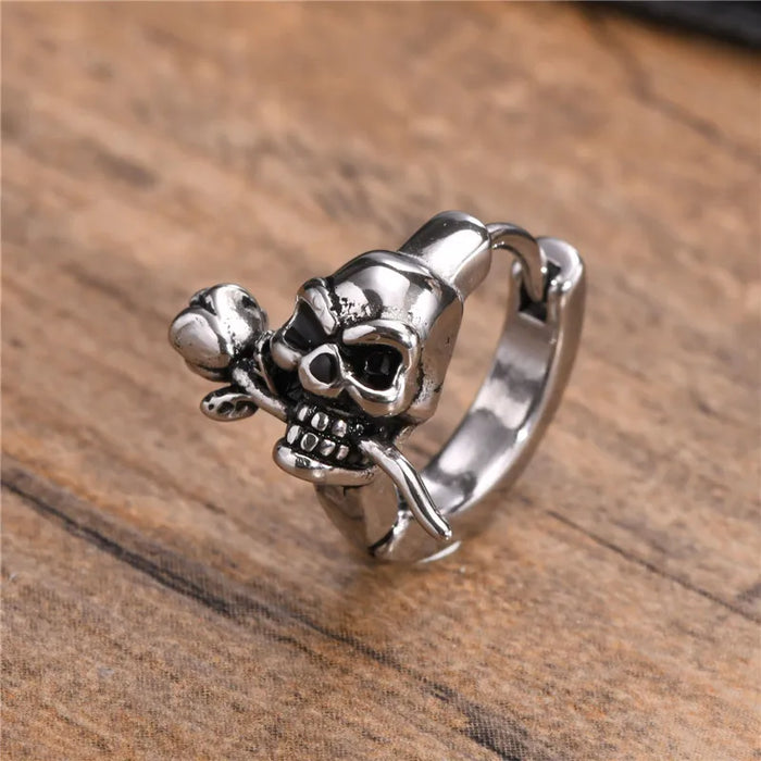 Raven’s Rose Earrings