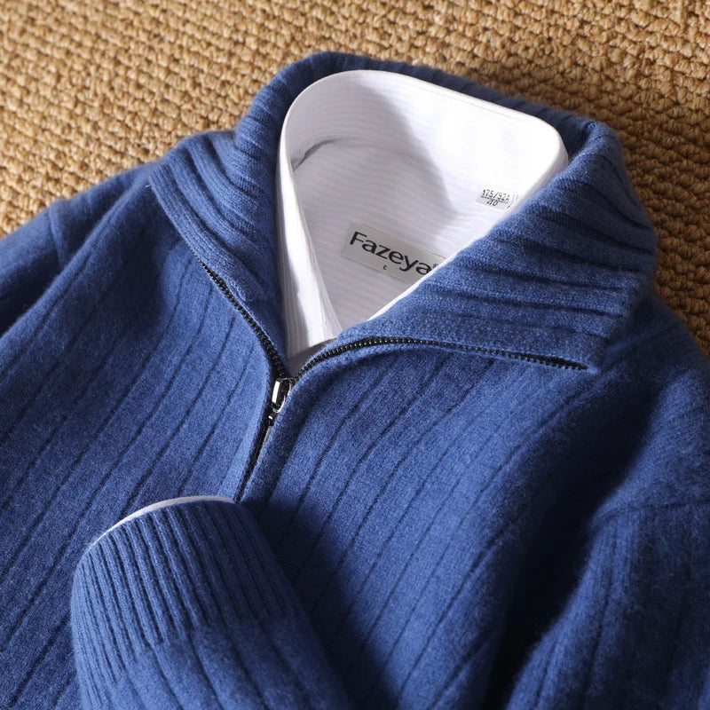 Theodore Pure Wool Cardigan