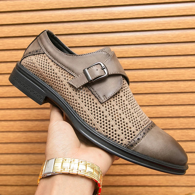Carvini Buckle Loafers