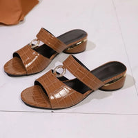 Evelinas Rhinestone Slides