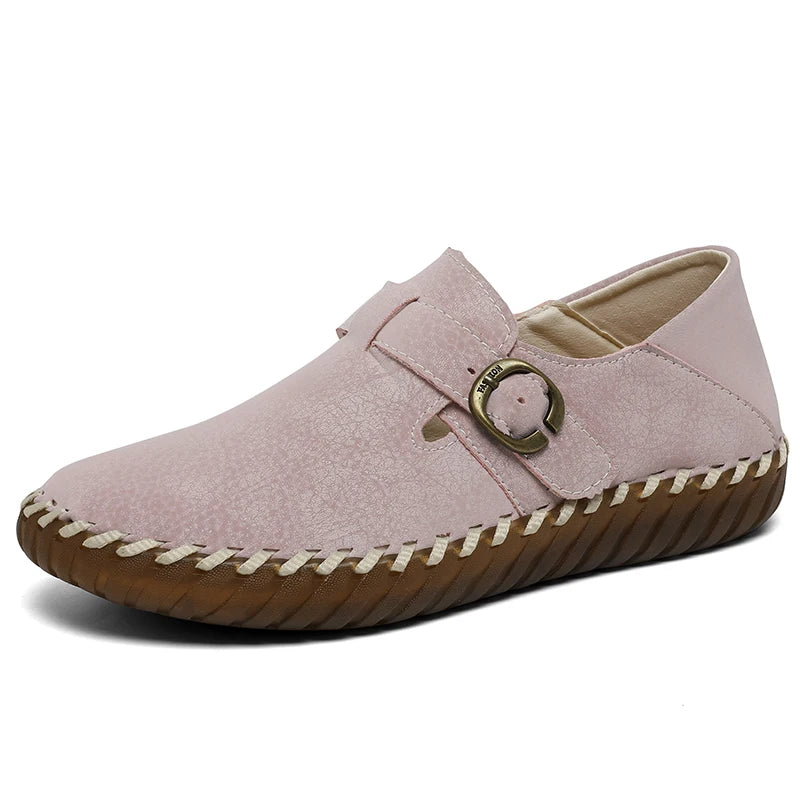 Hannah Leather Flats