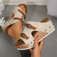 Teresa Wedge Sandals
