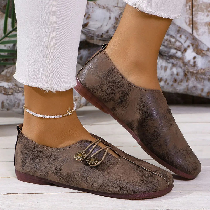 Loren Leather Slip-Ons