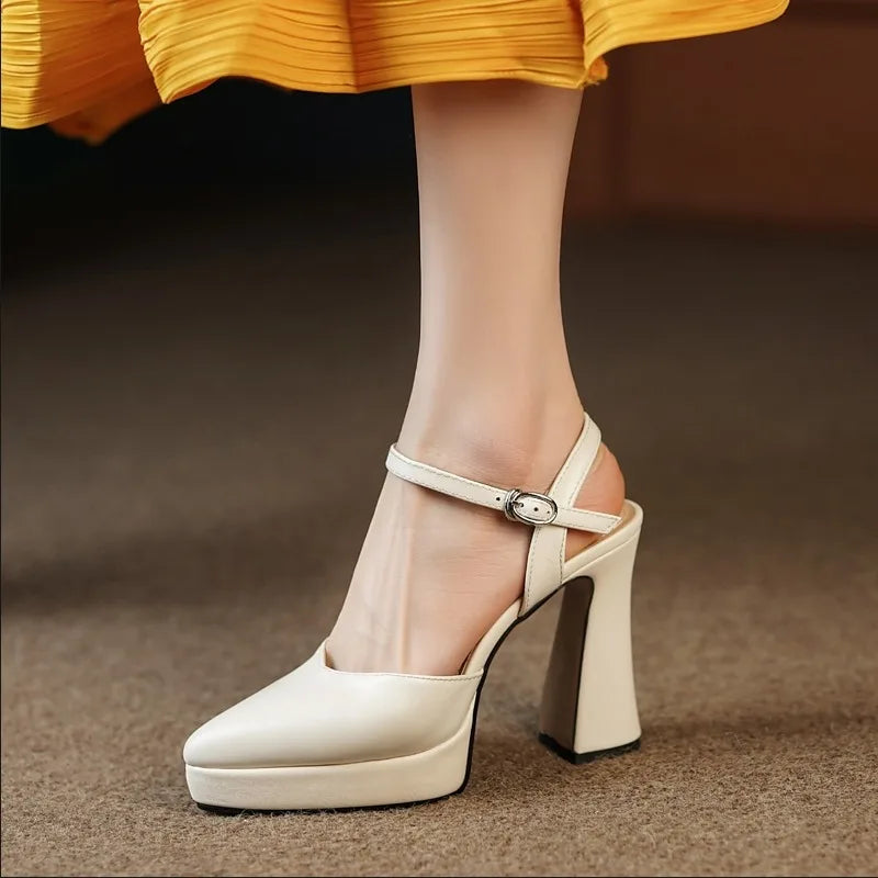 Teresa May Block Heels