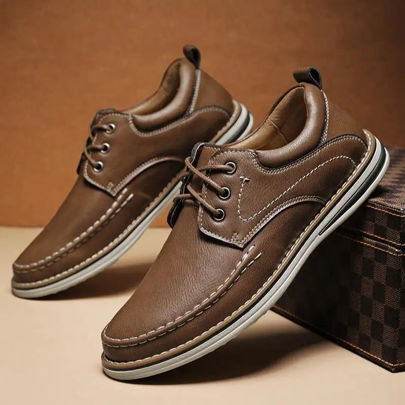 Brookstone Genuine Leather Walkers