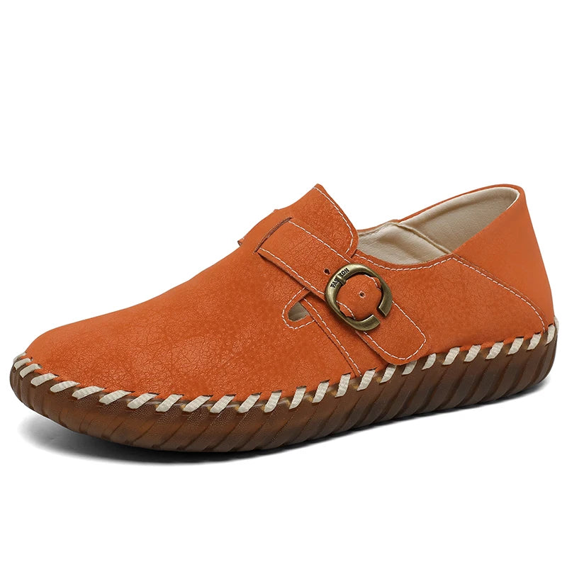 Hannah Leather Flats