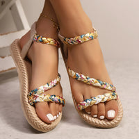 Floriel Woven Sandals