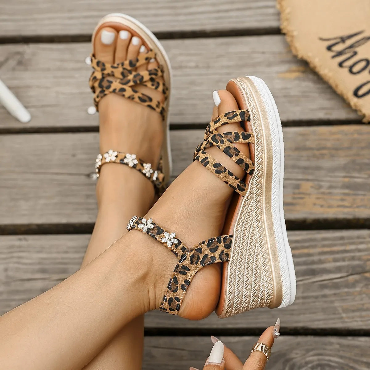 Keira Blooms Wedges