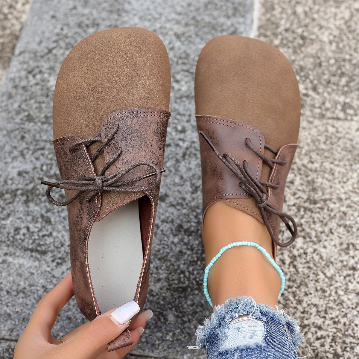 Kayla Leather Flats