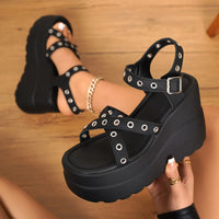 Jennifer Platform Wedges