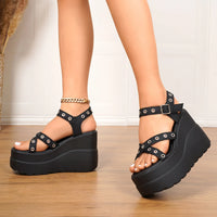 Jennifer Platform Wedges